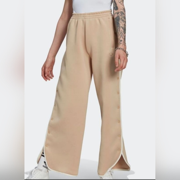 ADIDAS Spacer Magic Beige HM1616 OFFICIAL Snap Up High Waist Polar Fleece NWT S - Picture 6 of 16